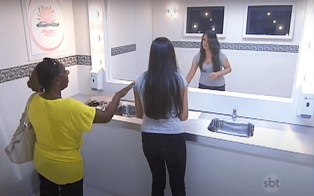 Câmera Escondida do Espelho Sem Reflexo