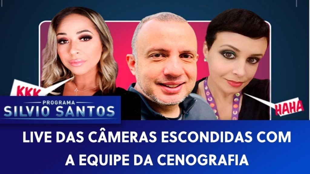 Live das Câmeras com Aline Serrano e Equipe de Cenografia das Câmeras Escondidas  (01/07/20)