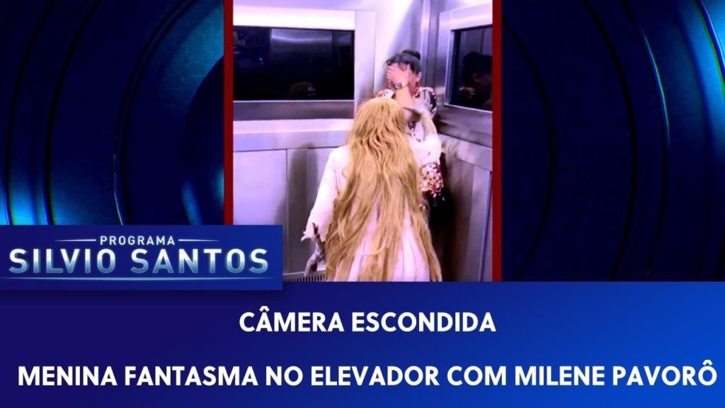 Menina fantasma no elevador com Milene Pavorô - Ghost Girl in Elavator Prank (15/12/19)