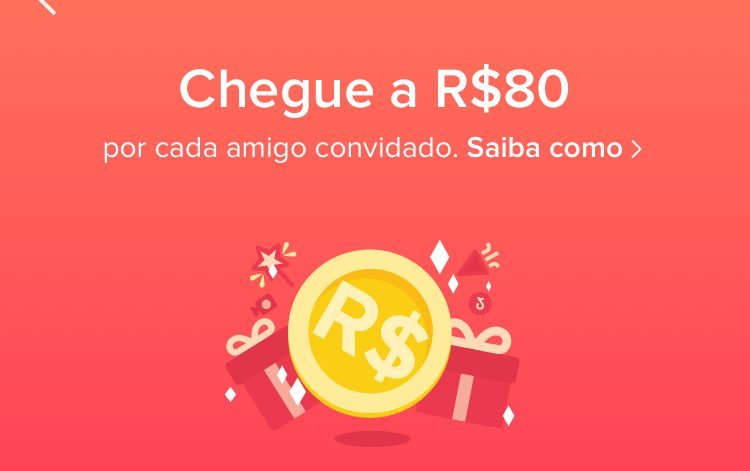 BÔNUS por indicação sobe para R$80,00